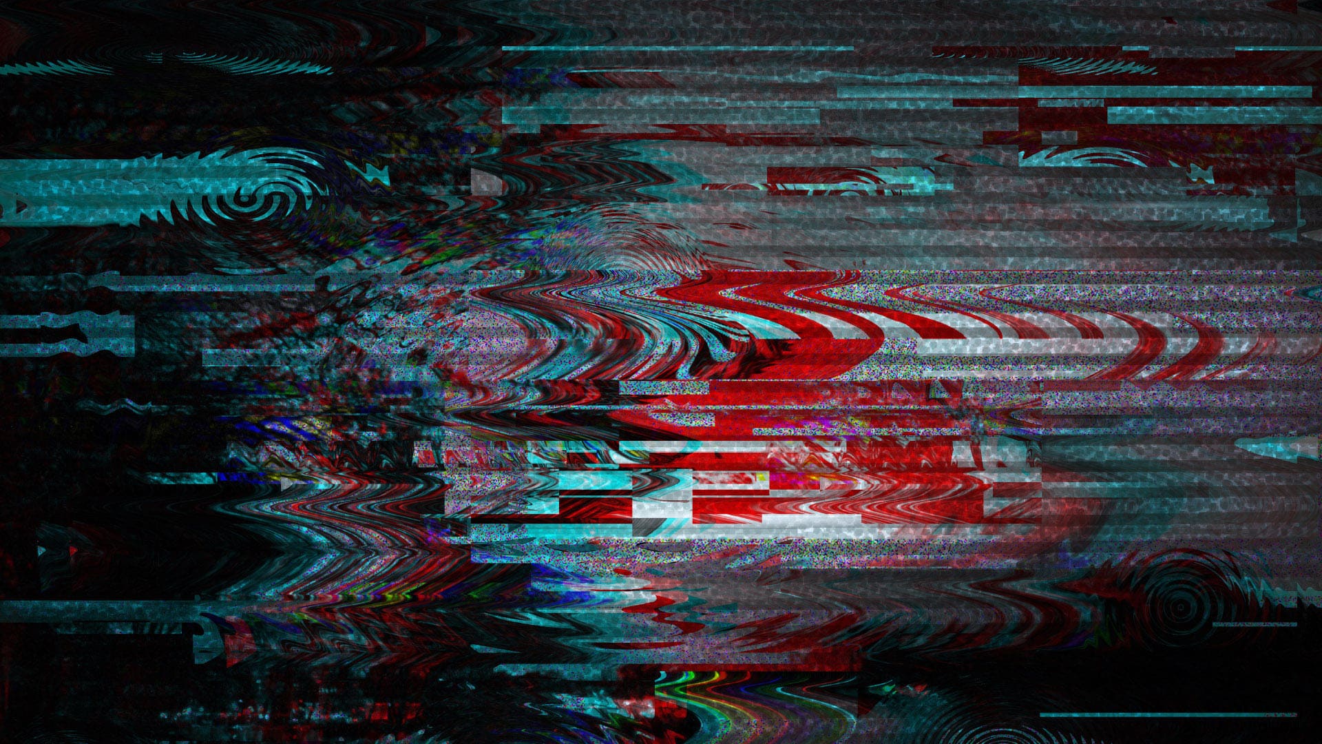 A graphic of distorted lines and shapes depicting 'noise' for a NEO blog article for Think Creative